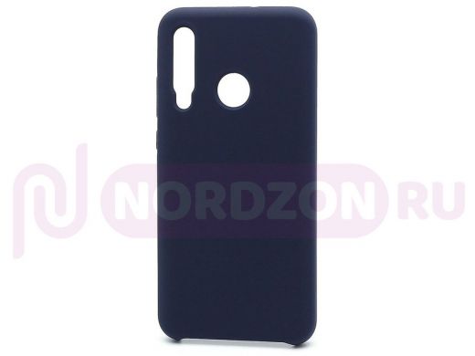 Чехол Huawei P20 Lite 2019, Silicone Case, color, 008, тёмно синий