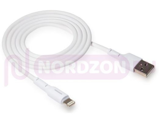 Шнур USB / Lightning XO, NB112 белый, быстрый заряд, (3A)