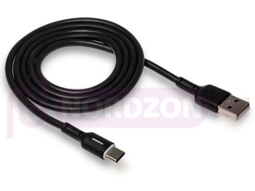 Шнур USB / Type-C XO NB112, (3A) быстрый заряд, чёрный