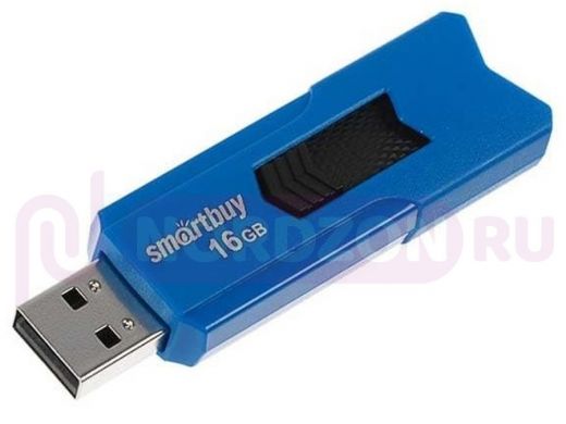 Накопитель USB  16GB  Smartbuy Stream Blue
