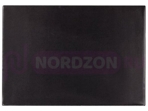 Коврик-подкладка настольный для письма (590х380мм), с прозрачным карманом, черный, BRAUBERG