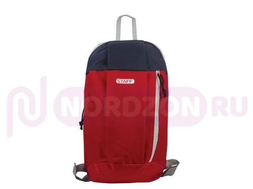 Рюкзак STAFF AIR, универсальный, красно-синий, 40х23х16 см