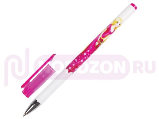 Ручка шариковая BRAUBERG Леди, СИНЯЯ, корпус с печатью, узел 0,7мм, линия 0,35мм