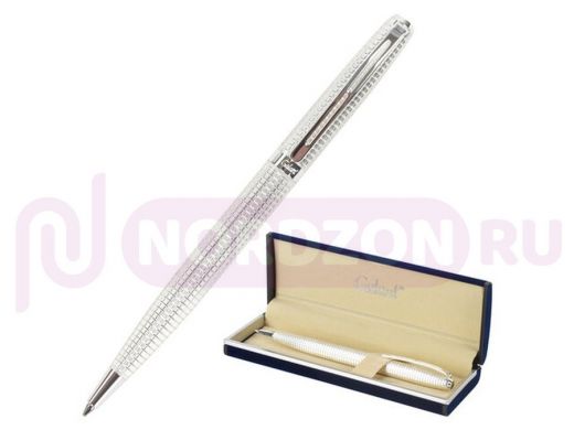 Ручка подарочная шариковая GALANT Royal Platinum, корпус серебр., хром.детали, 0,7мм, синяя