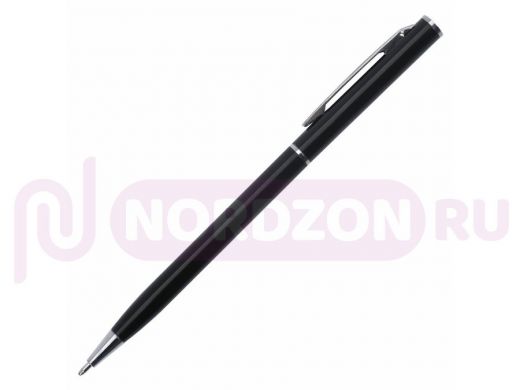 Ручка бизнес-класса шариковая BRAUBERG Delicate Black, корп.черн, узел 1мм, линия 0,7мм,синяя