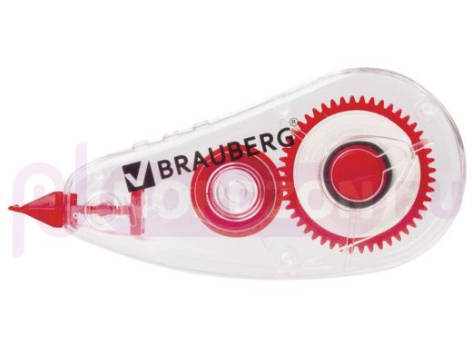 Корректирующая лента BRAUBERG "Red Power", 5мм*6м, упаковка с европодвесом