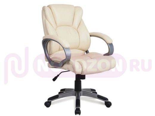 Кресло офисное BRABIX Eldorado EX-504, экокожа, бежевое