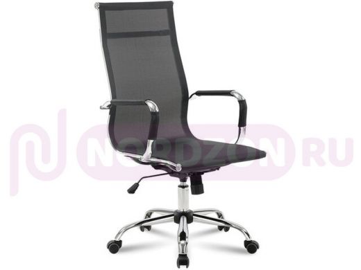 Кресло офисное BRABIX Line EX-530, хром, сетка, черное