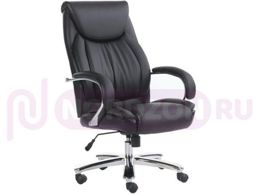Кресло офисное BRABIX PREMIUM Advance EX-575, хром, экокожа, черное