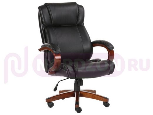 Кресло офисное BRABIX PREMIUM Magnum EX-701, дерево, рециклированная кожа, черное