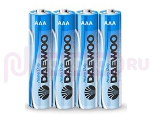 Батарейка R03  Daewoo  ( в блистере :4шт  , в коробке: 40шт) (цена за 1 элемент)