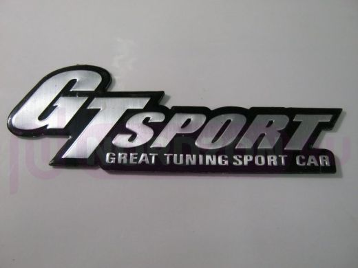 Наклейка GT SPORT great tuning sport car 13x4,5 см на двухстороннем скотче №13