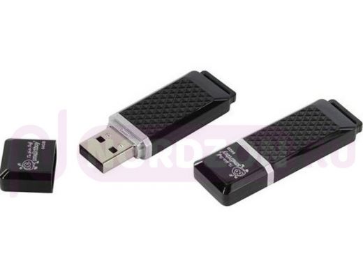Накопитель USB  64GB  Smartbuy  Quartz series Black