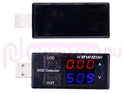 Мини USB метр LED 3 разряда, 2 строки,напряжение, ток для тестирования USB зарядок и кабеля телефона