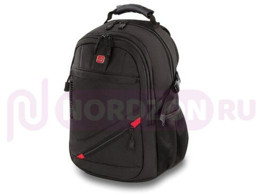 Рюкзак B-PACK "S-01" (БИ-ПАК) универсальный, с отделением для ноутбука, влагостойкий, черный, 47х32х