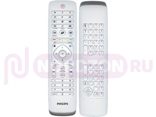 Телевиз. пульт  PHILIPS 398GF10WEPH01T (996595006119)(50PFT6510/60)двухсторонний белый