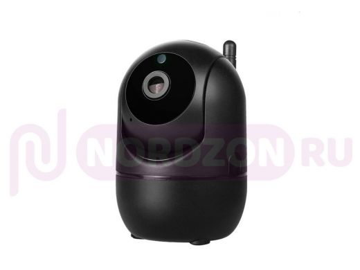 IP видеокамера беспроводная 2Mp с Wi-Fi поворотная  "ABBIKUS-50" черная камера IP-WI-FI, на смартфон