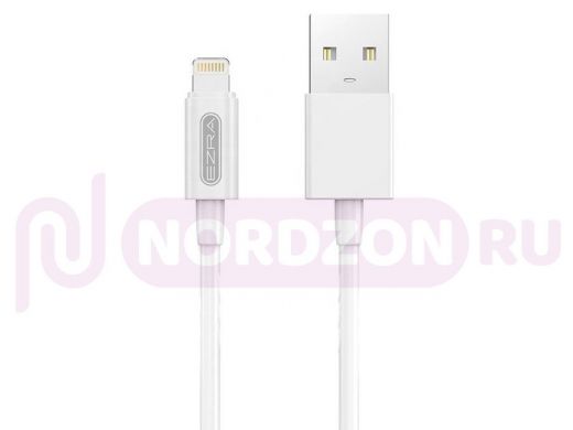 Шнур USB / Lightning (iPhone) EZRA С001 (iOS Lighting) 2м, 2.1А  (DC- 128)