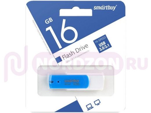 Накопитель USB  16GB  Smartbuy ART  синий  USB 3.0