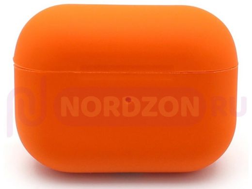 Кейс для наушников AirPods Pro, Silicone Case, оранжевый