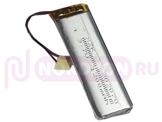 Аккумулятор Li-pol с выводами 802070 3,7 В., 1200мАч