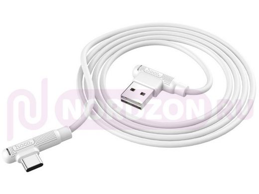 Шнур USB / Type-C HOCO X46 USB 3A  Белый (TYPE C) 1м