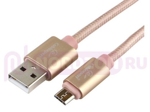 Кабель микро USB (AM/microBM)  1.8 м Cablexpert CC-U-mUSB01Gd  USB 2.0,серия Ultra,,золотой