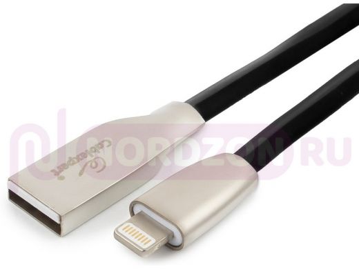Шнур USB / Lightning (iPhone) Cablexpert CC-G-APUSB01Bk-3M чёрный