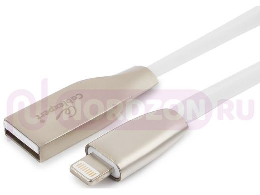 Шнур USB / Lightning (iPhone) Cablexpert CC-G-APUSB01W-3M белый