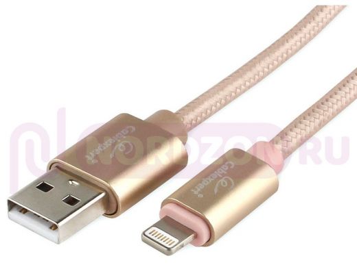 Шнур USB / Lightning (iPhone) Cablexpert CC-U-APUSB01Gd-1.8M золотой