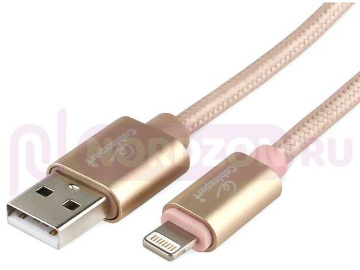Шнур USB / Lightning (iPhone) Cablexpert CC-U-APUSB02Gd-1.8M золотой