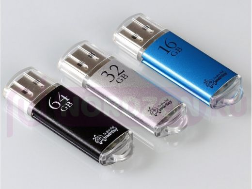 Накопитель USB  32GB  Smartbuy  V-Cut Blue