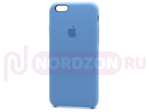 Чехол iPhone 11 Pro Max, Silicone Case, покрытие Soft touch, с лого, 020, синий
