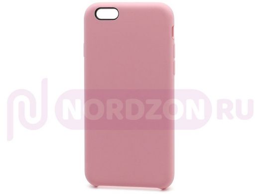 Чехол iPhone 7/8 Plus, Silicone Case, покрытие Soft touch, без лого, полная защита, 006, розовый