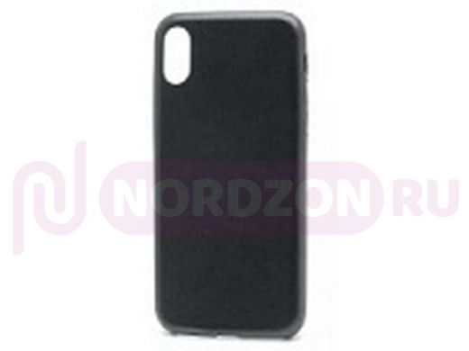 Чехол iPhone X/XS, Sibling, без лого, PN-005, чёрный