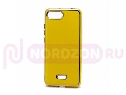 Чехол Xiaomi Mi 9SE, Silicone case Onyx Clear, силикон, желтый