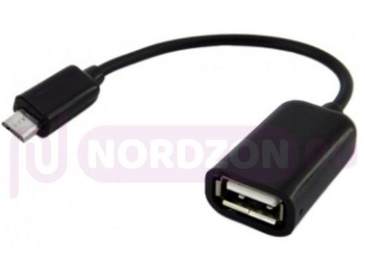 Адаптер OTG, USB - micro USB, Walker, 003, кабель