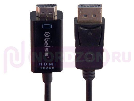 Кабель DisplayPort / HDMI  1,0м  I(4K*2K), черный, версия 1.3v
