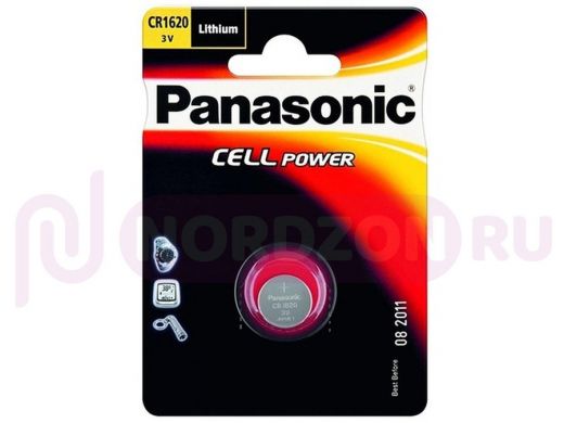 Элемент питания CR 1620  Panasonic Power Cells