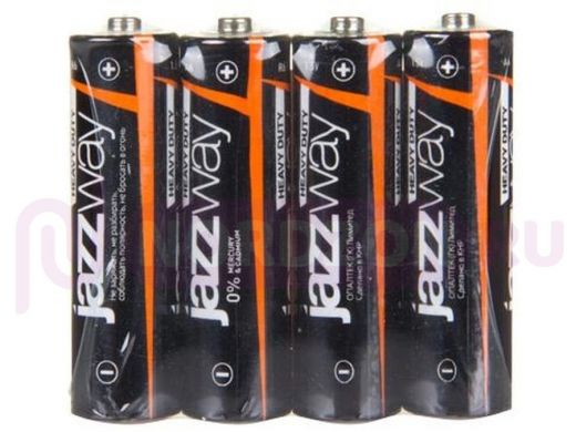 Батарейка R6  Jazzway Heavy Duty (в блистере :4шт, в коробке: 60шт) (цена за шт)