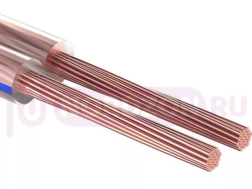 Кабель акустический прозрачный 2х2,0 мм.кв. Blue Line  100m  REXANT