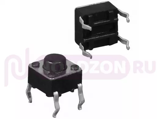 KAN0611-0431B  6x6x4.3 mm Тактовые кнопки
