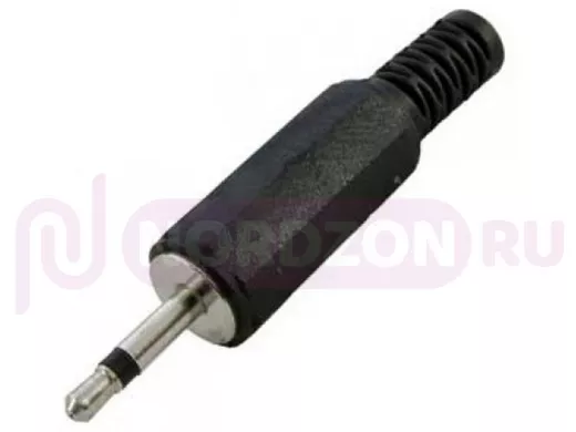 Штекер 2,5мм моно (пластм.)