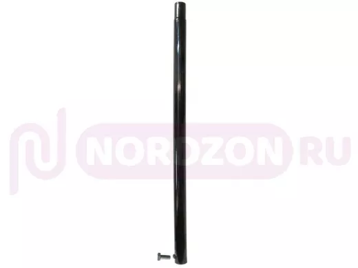 Секция для антенных мачт диаметром 51мм с болтом "МАУРУК-110436" черная, обжата на 60 мм, 1 метр