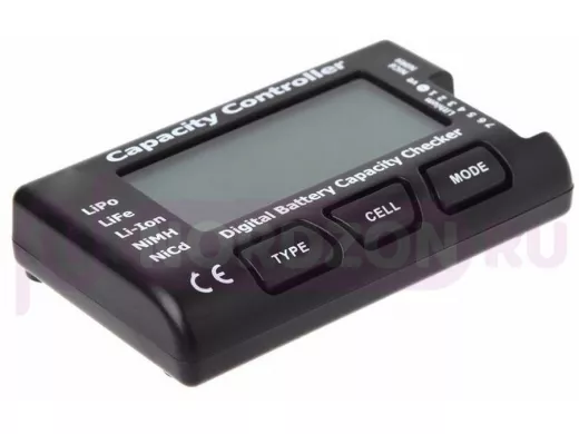 Тестер CellMeter-7 универсальный для элементов питания, аккумуляторов LiPo, LiFe, Li-Ion, NiMH, NiCd