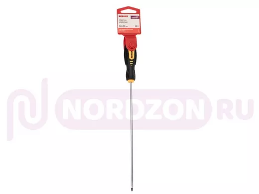 Отвертка шлицевая SL 4х200 мм, двухкомпонентная рукоятка