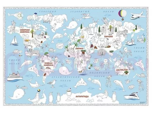 Карта-раскраска  