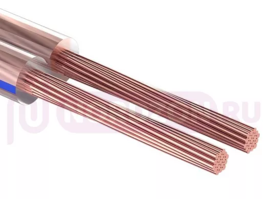 Кабель акустический прозрачный 2х0,35 мм.кв. Blue Line  100m  PROconnect