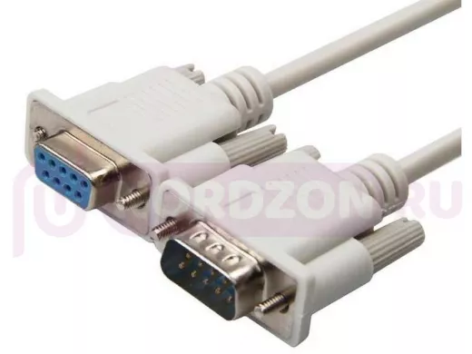 Кабель COM порт 9pin папа-мама, 1,3м
