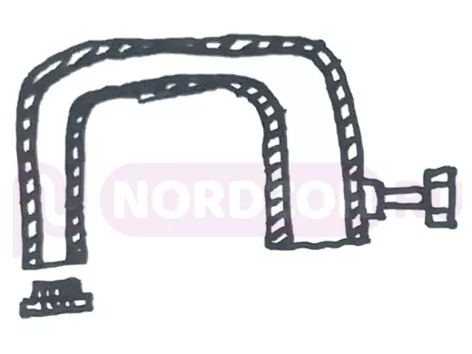 Насадка на кронштейн "MIMOMOUNT-1BE" СИНИЙ водозащищённое решение для обжатых кронштейнов диам.32мм